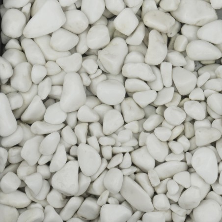 Mramorový oblázek Thassoská bílá velikost 15-25 mm