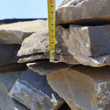 Pískovcový šlapák dlažba výška kamene 40-80 mm